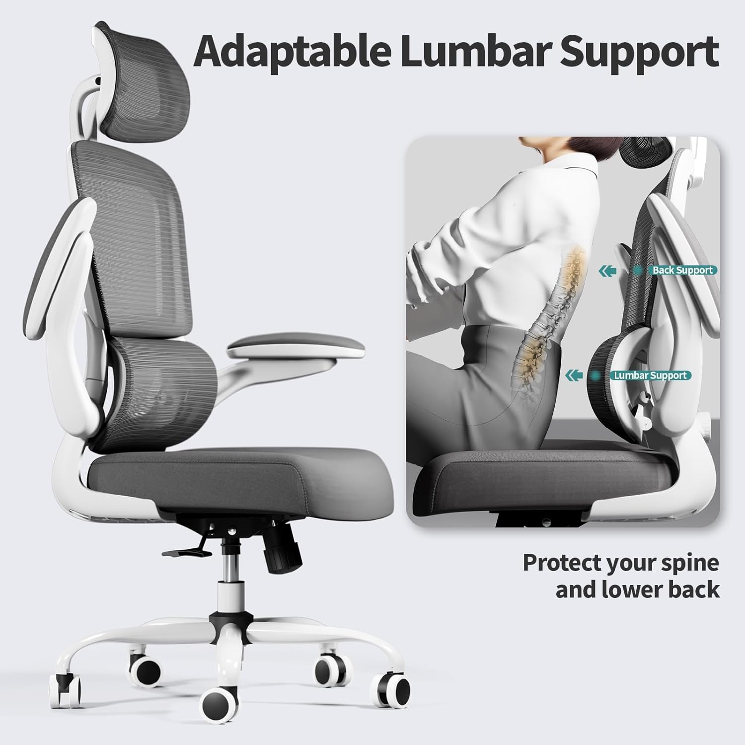 TRALT Office Chair Ergonomic Desk Chair