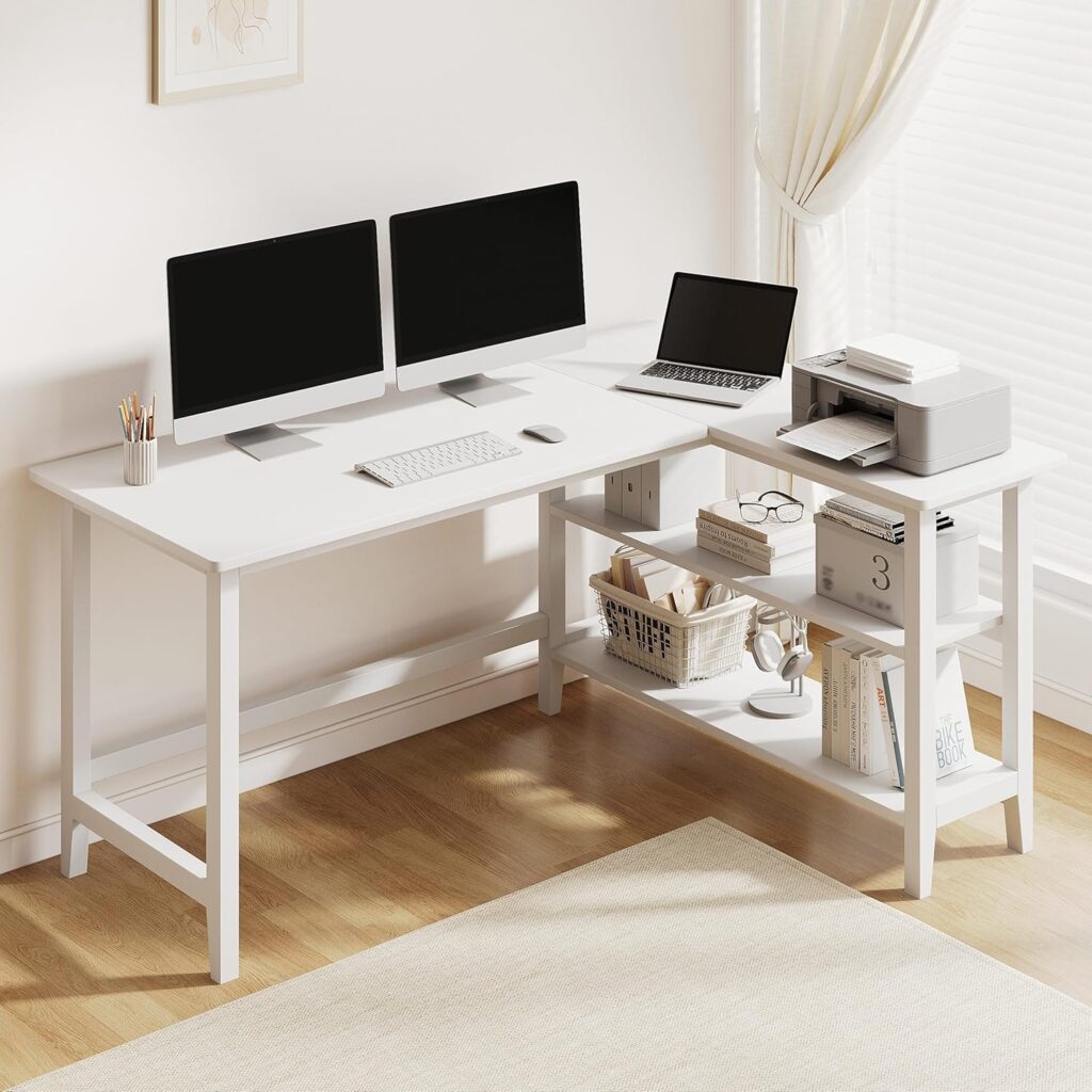 IOTXY Reversible L-Shaped Office Desk - 53
